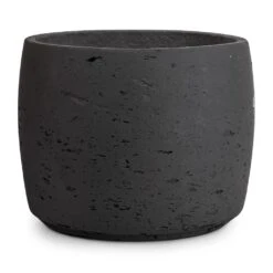Mini Valerie Plant Pot - Black Washed -Indoor Plants Mini Valerie Plant Pot Black Washed 22x17cm