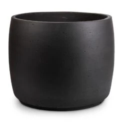 Mini Valerie Plant Pot - Black Washed -Indoor Plants Mini Valerie Plant Pot Black Washed 36x28 1