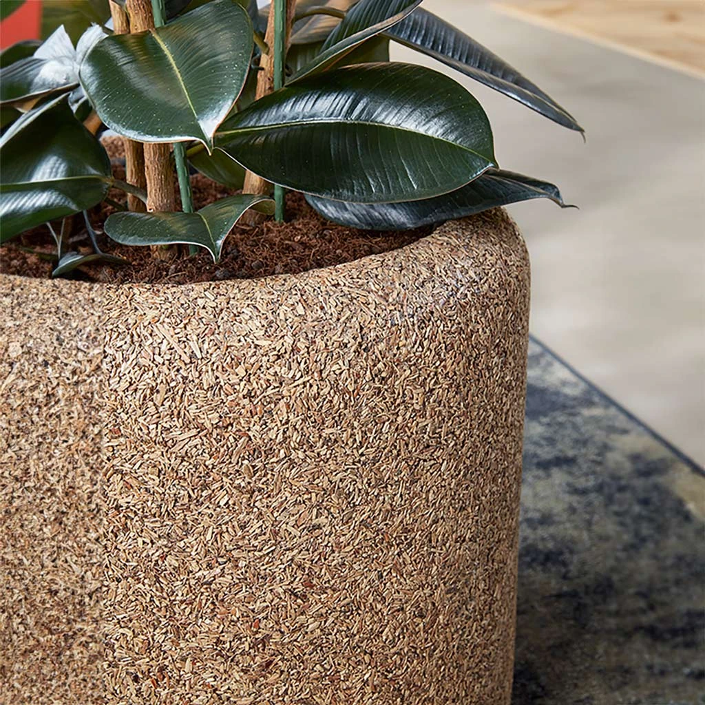 Naturescast Cylinder Planter - Natural 2 Naturescast Cylinder Planter - Natural - Image 2