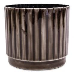 Nella Plant Pot - Coffee 12 Nella Plant Pot - Coffee -Indoor Plants Nella Plant Pot Coffee 14x12cm