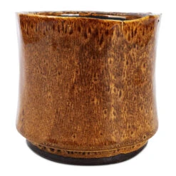 Nolan Plant Pot - Caramel -Indoor Plants Nolan Plant Pot Caramel 14x12cm 1