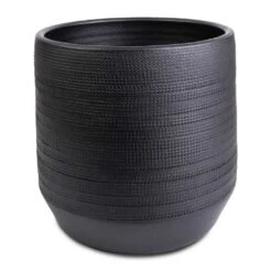 Norell Plant Pot - Black -Indoor Plants Norell Plant Pot Black 21x20cm