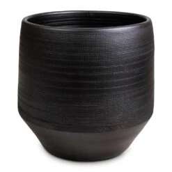 Norell Plant Pot - Black -Indoor Plants Norell Plant Pot Black 42x38cm
