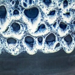 Ocean Glaze Plant Bowl - Sapphire -Indoor Plants Ocean Glaze Plant Bowl Sapphire 25 x 12.5cm 4