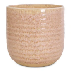 Ocean Glaze Plant Pot - Morganite -Indoor Plants Ocean Glaze Plant Pot Morganite 16x16cm