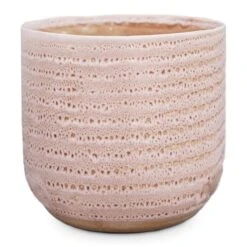 Ocean Glaze Plant Pot - Morganite -Indoor Plants Ocean Glaze Plant Pot Morganite 18 x 18cm
