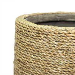Patt Plant Pot - Straw Grass -Indoor Plants Patt Plant Pot Straw Grass Close Up