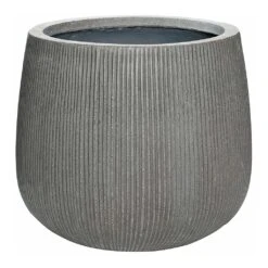 Pax Planter - Ridged Dark Grey 7 Pax Planter - Ridged Dark Grey -Indoor Plants Pax Planter Ridged Dark Grey