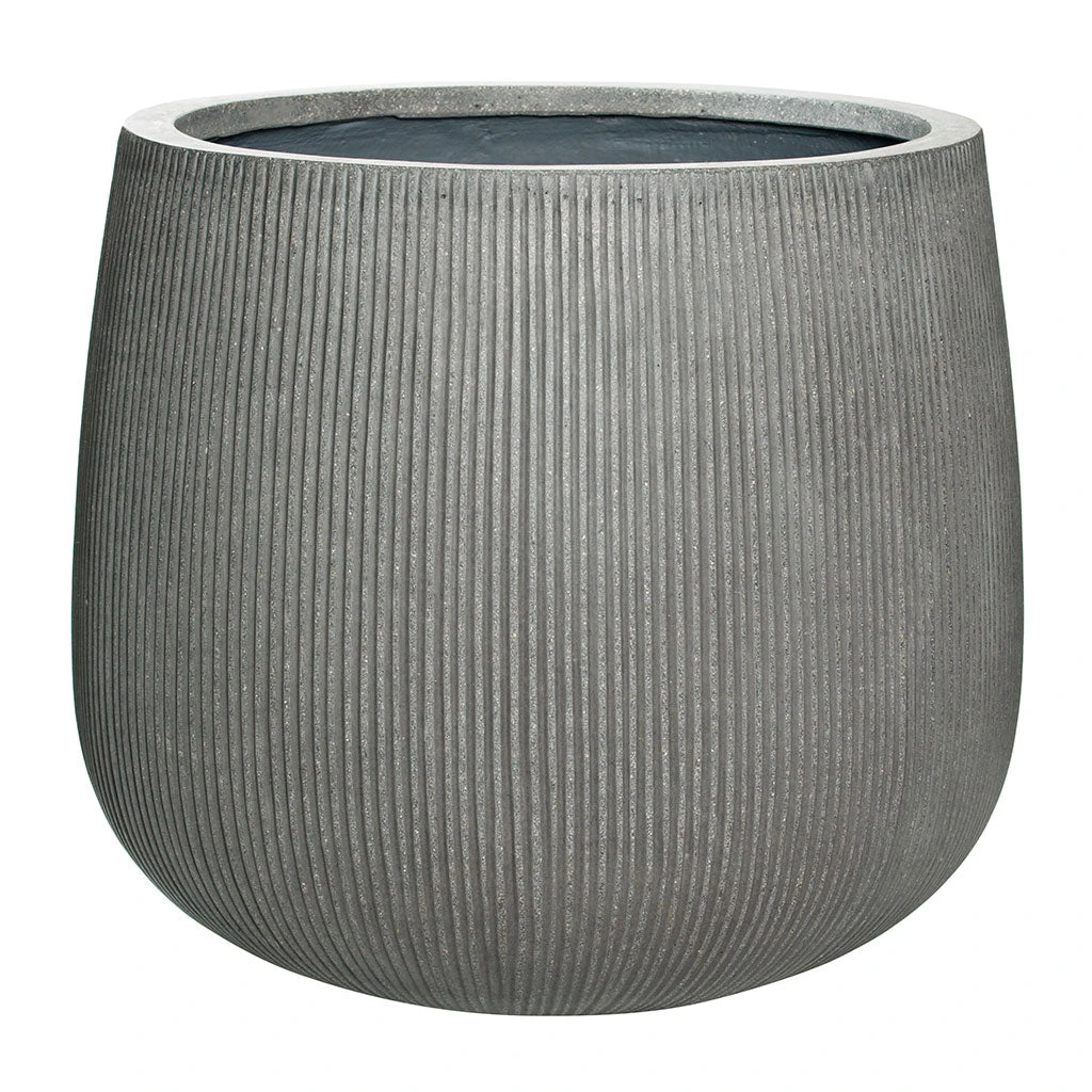 Pax Planter - Ridged Dark Grey 1 Pax Planter - Ridged Dark Grey