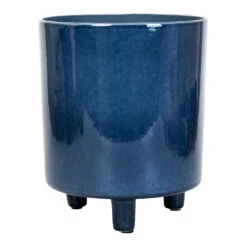 Pisa Plant Pot - Navy -Indoor Plants Pisa Plant Pot Navy 20x24cm