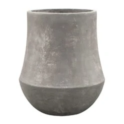 Polystone Coated Darcy Planter - Raw Grey 10 Polystone Coated Darcy Planter - Raw Grey -Indoor Plants Polystone Coated Darcy Planter Raw Grey 47x56 5cm