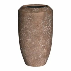 Polystone Coated Plain Coppa Planter - Rock -Indoor Plants Polystone Coated Plain Coppa Planter Rock 48x80cm