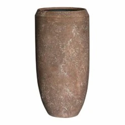 Polystone Coated Plain Coppa Planter - Rock -Indoor Plants Polystone Coated Plain Coppa Planter Rock 51x100cm