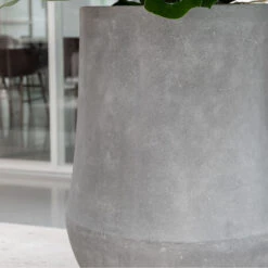 Polystone Coated Darcy Planter - Raw Grey 13 Polystone Coated Darcy Planter - Raw Grey -Indoor Plants PolystoneCoatedDarcyPlanter RawGrey 1