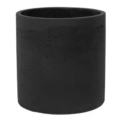 Puk Plant Pot - Black Washed -Indoor Plants Puk Plant Pot Black Washed 25x25cm