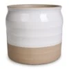 Puro Ripple Plant Pot - White