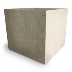 Raindrop Cube Planter - Stone -Indoor Plants Raindrop Cube Planter Stone 40x40x36cm 1