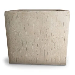 Raindrop Cube Planter - Stone -Indoor Plants Raindrop Cube Planter Stone 40x40x36cm