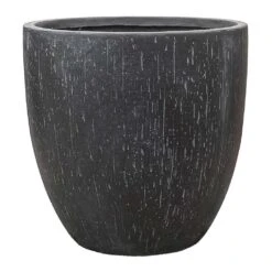 Raindrop Egg Planter - Anthracite -Indoor Plants Raindrop Egg Planter Anthracite 44x43cm