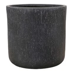 Raindrop Round Planter - Anthracite -Indoor Plants Raindrop Round Planter Anthracite 42x41cm