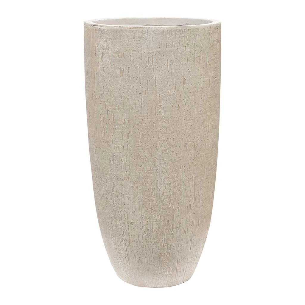 Raindrop Tall Vase Planter - Stone 1 Raindrop Tall Vase Planter - Stone