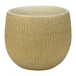 Ryan Plant Pot - Sand Gold -Indoor Plants Ryan Plant Pot Sand Gold Small