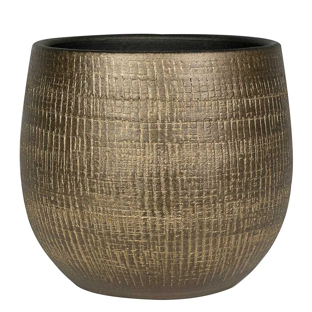 Ryan Plant Pot - Shiny Gold 11 Ryan Plant Pot - Shiny Gold - Image 11