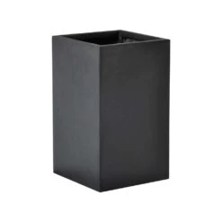 Solid Square Planter - Dark Grey