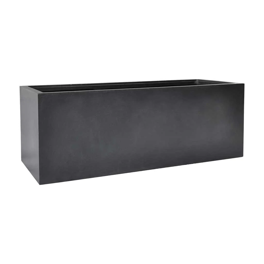 Solid Trough Planter - Dark Grey 1 Solid Trough Planter - Dark Grey