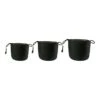 Stefan Plant Baskets - Set Of 3 - Black