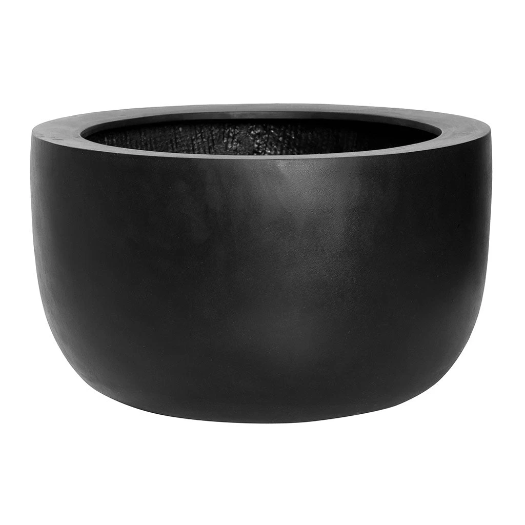 Sunny Natural Bowl Planter - Black 1 Sunny Natural Bowl Planter - Black