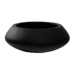 Tara Natural Bowl Planter - Black -Indoor Plants Tara Natural Planter Black 30x12cm