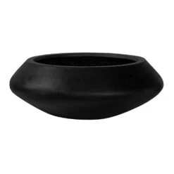 Tara Natural Bowl Planter - Black -Indoor Plants Tara Natural Planter Black 60x22.5cm