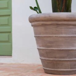 Treasure Selena Planter - Chalk Beige -Indoor Plants Treasure Selena Planter Chalk Beige Lifestyle 2