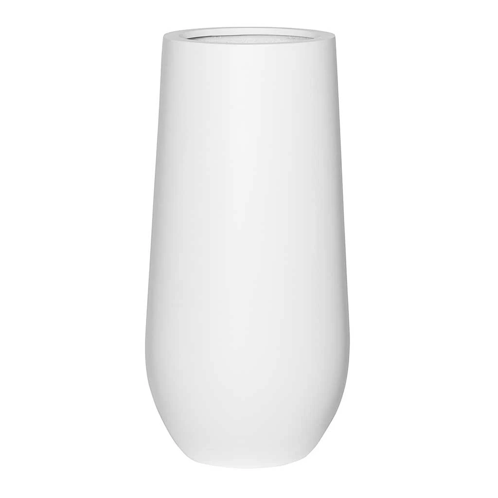 Nax Essentials Tall Planter - Matt White 1 Nax Essentials Tall Planter - Matt White